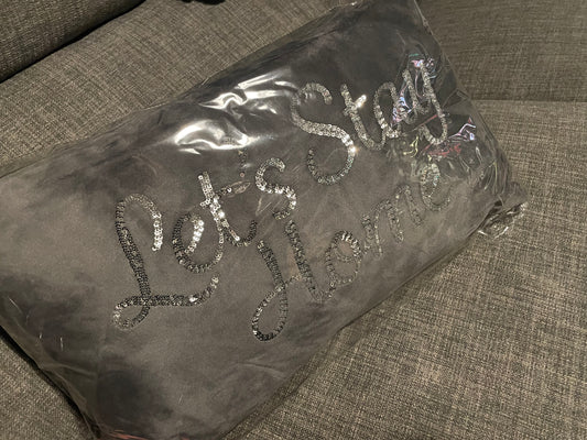 Let’s stay home cushion