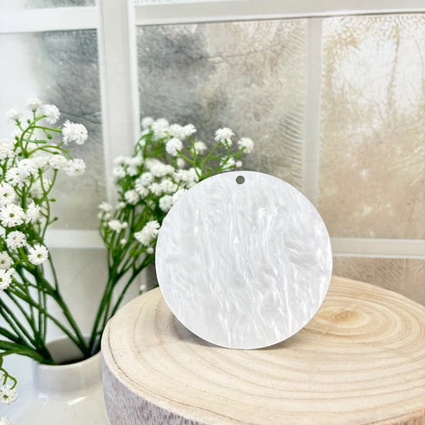 Pearl swirl circles 8cm