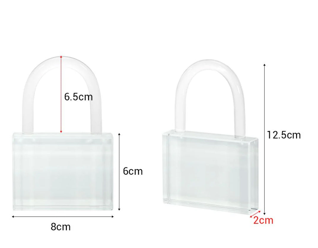 Crystal lock photo gift