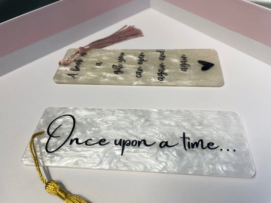 Pearl swirl bookmarks