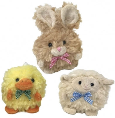 SPRING FLUFFY ANIMALS 9CM