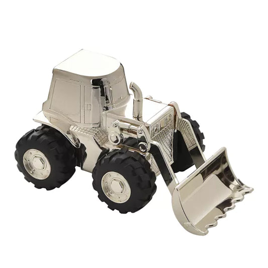 Bambino Silverplated Money Box - Front Loading Digger